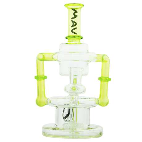Mav Solar Rig MAV Glass Maverick Glass - Slitted Puck Sidecar Dab Rig
