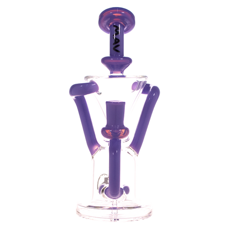 MAV Glass Maverick - The Humboldt Dab Rig with Vortex Percolator in Purple - Front View