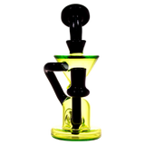 MAV Glass - The Humboldt Mini Dab Rig with Vortex Percolator, 7.5" Height, Front View