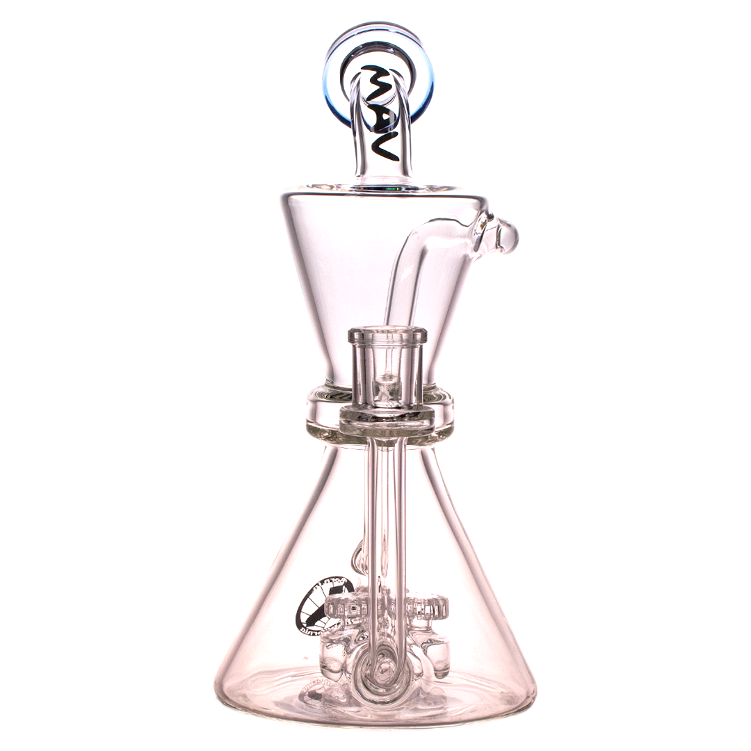 MAV Glass - The Shasta Dab Rig with Cyclone Percolator and Female Joint, Front View