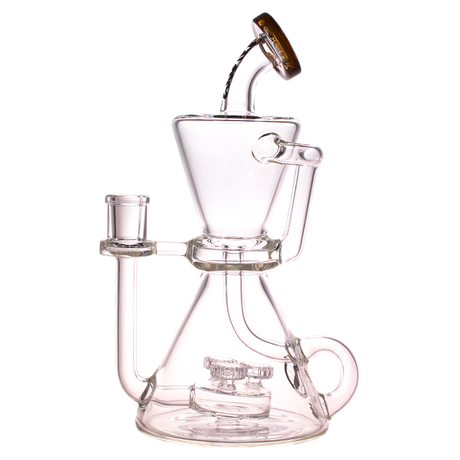 MAV Glass - The Shasta Dab Rig, 9.5" with Vortex Percolator, Female Joint, Front View