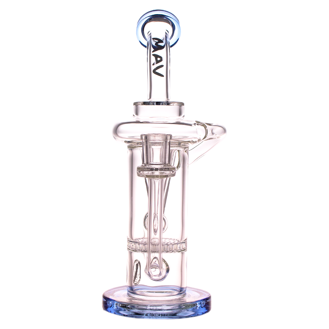 MAV Glass - The Sonoma Recycler Bong with Vortex Percolator - Front View