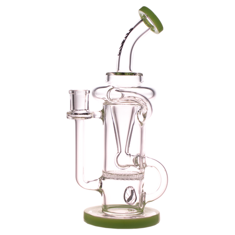 MAV Glass - The Sonoma Recycler Bong with Vortex Percolator, 10" Height, 14mm Joint - Front View