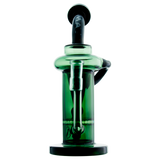 MAV Glass - The Sonoma Recycler Bong in Smoke, 10" with Vortex Percolator, Front View