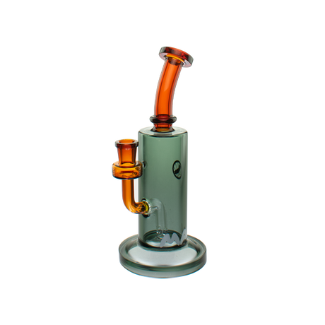 MAV Glass Mini San Diego Bong in Amber variant, front view, with a 14mm joint and beaker design