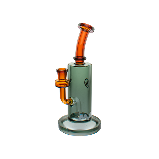 MAV Glass Mini San Diego Bong in Amber variant, front view, with a 14mm joint and beaker design