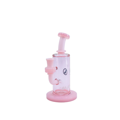 MAV Glass Mini San Diego Bong in Pink with Beaker Design and 14mm Joint - Front View