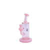 MAV Glass Mini San Diego Bong in Pink with Beaker Design and 14mm Joint - Front View