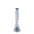 MAV Glass Mini Beaker with Freezable Coil and Slitted Pyramid Percolator, 10.5" Height