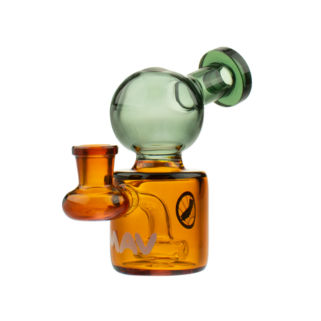 MAV Glass Mini Squig Rig in Gold variant, front view on a white background
