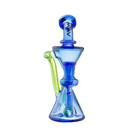 MAV Glass Mini Zuma Recycler Dab Rig with Hole Diffuser and Cyclone Percolator - 7.5" Height