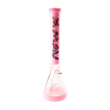 MAV Glass Pink Flamingo Vibes 18" Full Color Beaker Bong