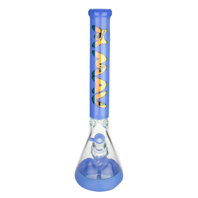 MAV Glass Purple California Retro 18" Beaker Bong with 50mm Diameter and 5mm Thickness