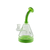 MAV Glass Pyramid Slime 8" Bong with 2 Hole Diffuser, 14MM Female Joint, Front View