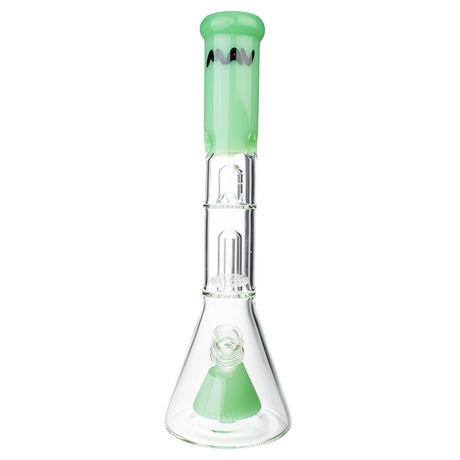 MAV Glass Pyramid To Single UFO Beaker Bong with 18-19mm Joint - Front View