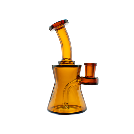 MAV Glass Sacramento Beaker Bong in Gold, 6" Compact Design with 14mm Joint