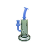 MAV Glass The Alcatraz Bong in Lavender, 7" Beaker Design, 14mm Glass Joint - Front View