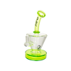 MAV Glass The Cone Rig with Hole Diffuser and 14mm Joint - 8" Tall - Front View on White