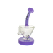 MAV Glass The Cone Rig in Purple with Hole Diffuser and 14mm Joint, Front View on White Background