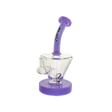 MAV Glass The Cone Rig in Purple with Hole Diffuser and 14mm Joint, Front View on White Background