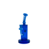 MAV Glass The Frisco Beaker Bong in Blue, 7" Height, 14mm Joint, Front View
