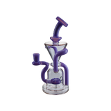 MAV Glass The Humboldt Dab Rig with Recycler Design and Beaker Base, 9" Height, 14mm Female Joint, Front View