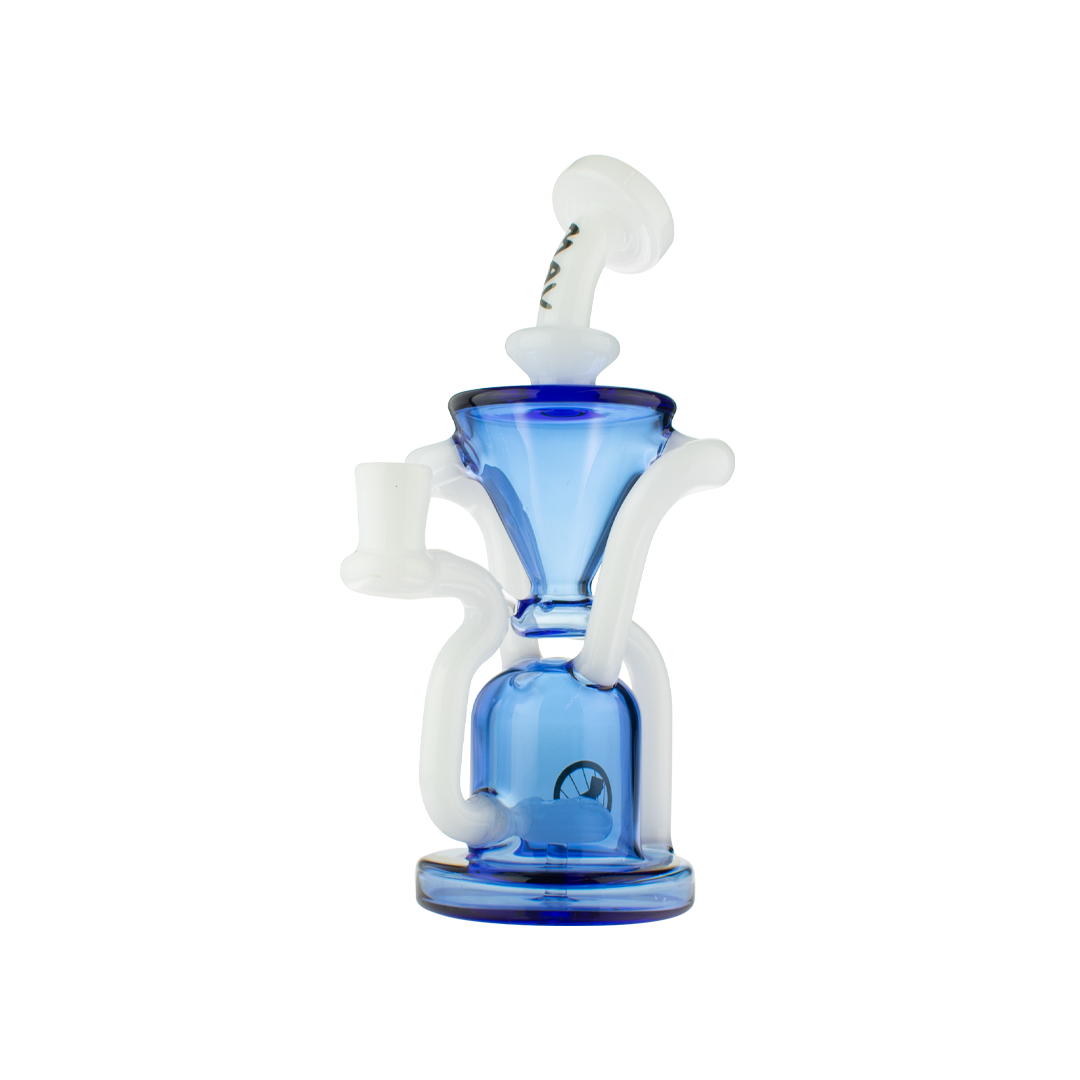 MAV Glass The Humboldt Dab Rig - 9" Beaker Recycler with Female Joint, Front View