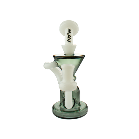 MAV Glass The Humboldt Mini Dab Rig with Cyclone Percolator and 14mm Female Joint - Front View
