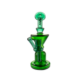 MAV Glass The Humboldt Mini Dab Rig with Hole Diffuser and Vortex Percolator, 7.5" - Front View