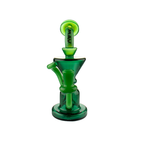 MAV Glass The Humboldt Mini Dab Rig with Vortex Percolator and 14mm Female Joint - Front View