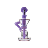 MAV Glass The Humboldt Mini Dab Rig with Vortex Cyclone Percolator, 7.5" Female Joint, Front View