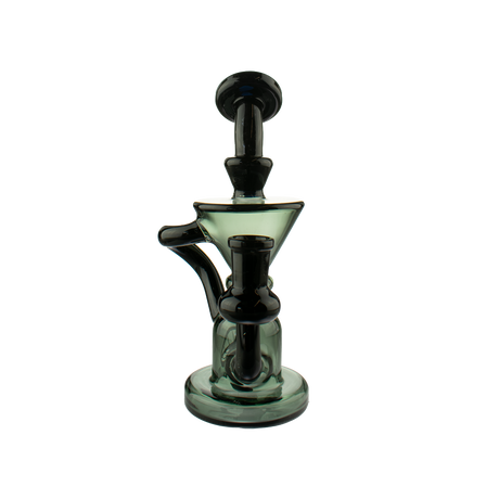 MAV Glass The Humboldt Mini Dab Rig with Hole Diffuser and Vortex Percolator - Front View