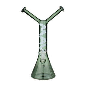 MAV Glass The Original Bestie Bong in Black with Beaker Design and 14mm Joint