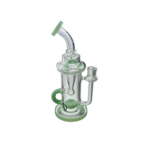 MAV Glass The Pch Recycler Dab Rig with Vortex Percolator, 14mm Female Joint, Front View