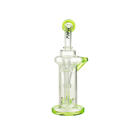 MAV Glass The Pch Recycler Dab Rig with Cyclone Percolator and 14mm Female Joint, Angled Side View