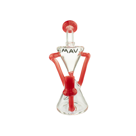 MAV Glass The Zuma Recycler Dab Rig with Vortex Percolator and Glass on Glass Joint