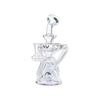 MAV Glass Ventura Recycler Dab Rig in Purple with Beaker Design, 10" Height, 14mm Female Joint