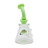 MAV Glass 7" Wig Wag Slime UFO Bent Neck Pyramid Bong with Showerhead Percolator