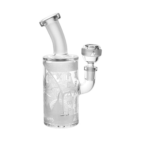 Milkyway Glass Athena Water Pipe, 6" height, 14mm female joint, with showerhead percolator, front view