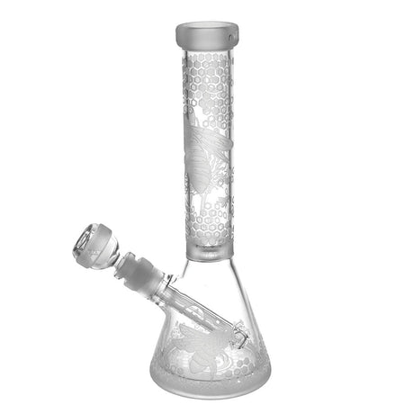 Milkyway Glass Mini Apiary Beaker Water Pipe, 11-inch height, 14mm, Borosilicate Glass, Front View