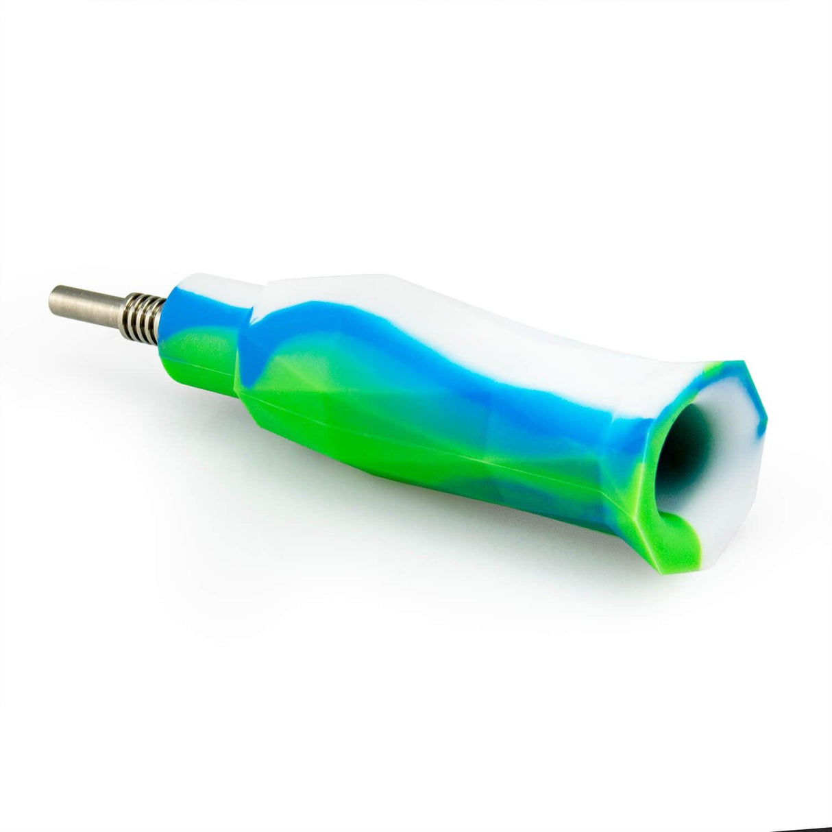 PILOT DIARY Mini Nectar Collector Kit with blue and green gradient, side view on white background