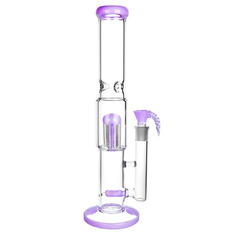 Multi Perc Water Pipe w/ Horned Bowl | 16" | 19mm F