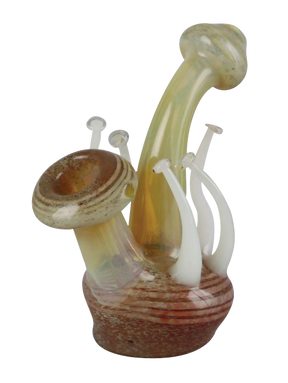 Fungi Inspired Glass Water Bubbler
