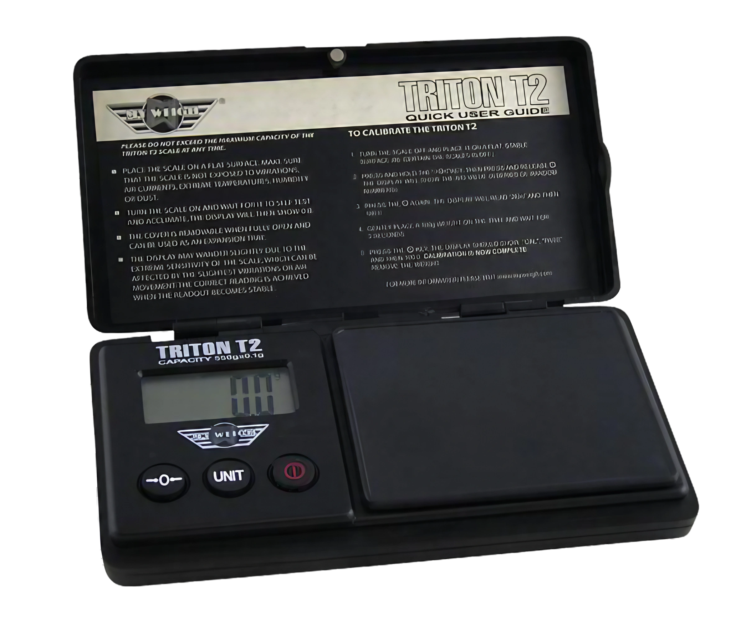 My Weigh Triton T3R Rechargeable Pocket Scale 500g x 0.01g Precision Black