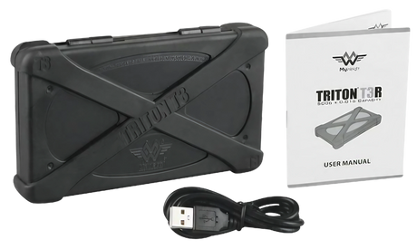 MyWeigh Triton T3R Digital Scale with USB cable and user manual, precise 0.01g accuracy