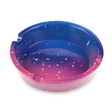 Fantasy Galaxy Hand-Painted Resin Ashtray - Durable with Cosmic Design, Top View