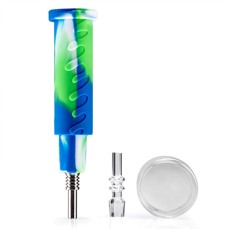 PILOT DIARY Honey Straw Nectar Collector Kit with Titanium Tip and Glass Dish - Front View