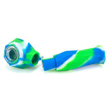 PILOT DIARY Silicone Honey Straw Nectar Collector in Blue & Green - Portable and Durable