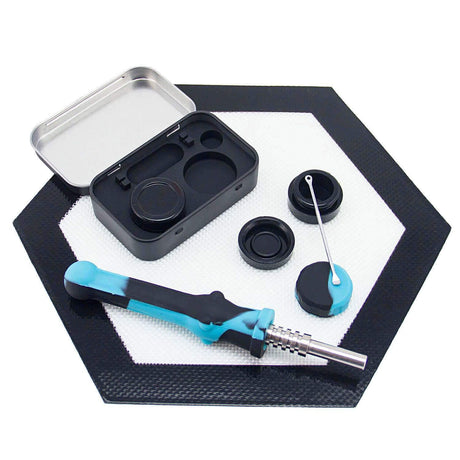 PILOT DIARY Silicone Dab Kit for Beginners with Dab Tool and Container - Top View