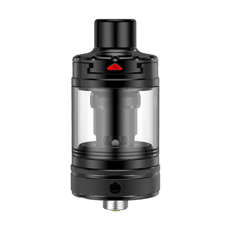 Aspire Nautilus 3 Tank in Black, Front View, with Adjustable Airflow and Slide Top-Fill Design